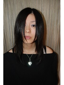 アンニュイソノラビーエイチエフ(an=nui SONO+RA B.H.F) ブラックなノンジアミンカラー&ツヤ髪ストレート