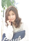 透明感のあるゆるウェーブ