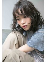 プレディカ(pledica) 【pledica】斜めバングのネイビーブラックボブ【c】【表参道】