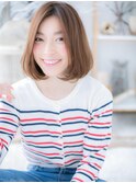 *mod's越谷*センターパートで小顔・大人ボブa