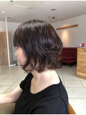 ゆるやかパーマスタイル