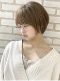 ショート/ボブ【外ハネボブ/アッシュブラウン/ネオウルフ】