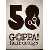 ゴッパヘアデザイン 北習志野店(58GOPPA!hair design)のお店ロゴ