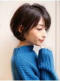 【Lond printemps水野】大人かわいいマニッシュショートボブ74