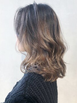 アルバム 銀座(ALBUM GINZA) ハイライトグラデーションパールベージュ_ オリーブ_ba284322