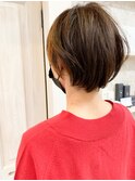 福山市　髪質改善ショートヘア/ショートボブ人気キャアリーcaary