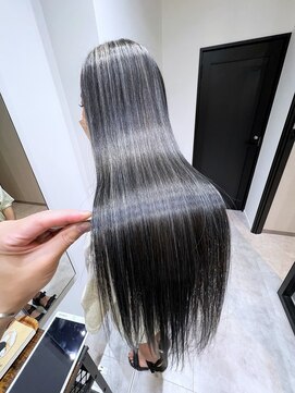 ロウ 吉祥寺(ROW) 艶髪ヴェールカラー＋髪質改善【吉祥寺/髪質改善】