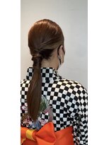 ゼストプラス(ZEST plus)&nbsp;浴衣タイトポニーアレンジ