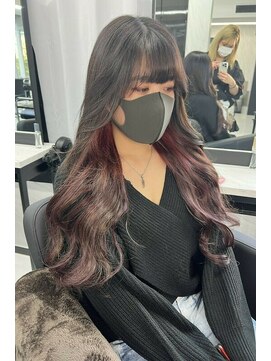 リア 大阪梅田(Ria) ～インナーカラー シールエクステ～【Ria 大阪 梅田】