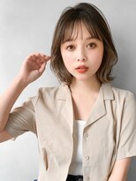 レクタ(RECTA)&nbsp;インナーグレージュマチルダボブ薄め前髪切りっぱなしボブ4