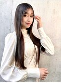 髪質改善で作る美髪ストレート 新宿/縮毛矯正 前髪カットAujua