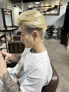 アルカナ 原宿表参道(ARCANA) 平本蓮ヘア ハイライト マッシュパーマ ウルフ