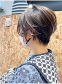 ショートスタイル・白髪ぼかし・髪質改善