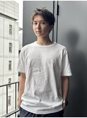 今流行りの無造作パーマ刈り上げスパイキーショートスタイル