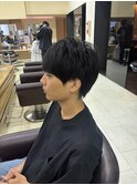 メンズダークアッシュベリーショート　吉祥寺/島田優斗