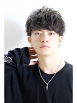 リップス レイ ギンザ(LIPPS Ray GINZA)&nbsp;無造作細束ソフトツーブロック刈り上げマッシュ