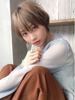 ロッソ ヘアアンドスパ 北千住店(Rosso Hair&SPA)の写真/ショートが得意なスタイリスト在籍☆首回りがスッキリするショートは清潔感＆女っぽさが◎で人気【北千住】