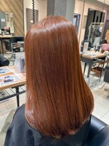 プログレス 小手指店(PROGRESS)&nbsp;シアーカラー/セミディ/ベージュピンク/ぱっつん前髪