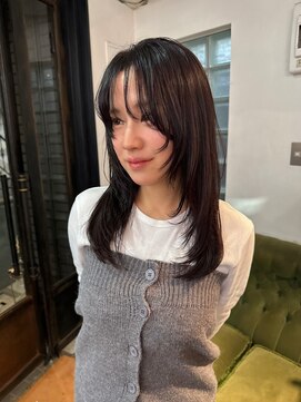 カウチ(Kauti) ハイレイヤースタイル！ラベンダーグレージュカラー！