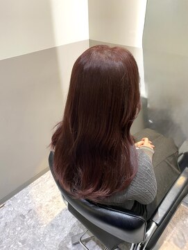 ジーナ 渋谷本店(Zina) "ガーネットピンク"で華やか 大人かわいい色に【Kengo】