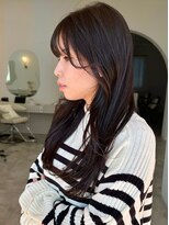 デビュー ヘアーメイク&nbsp;黒髪/ボブルフ/ネビージュ/小顔/ワンレン/宜野湾/髪質改善/前髪