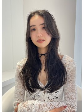 ディーン 岡崎店(DEAN) 韓国風レイヤーカットフェミニンロングくびれヘア大人ガーリー