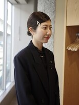 ネロ フタコタマガワ(NERO FUTAKOTAMAGAWA)&nbsp;【清水夏生】参列ヘアアレンジ×ねじり