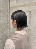 透明感カラー×ショートボブ