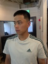 ビーバイエイトジェンツ(Bee by EIGHT GENTS)&nbsp;サーフカール/スパイキーショート/ブルーブラック/心斎橋