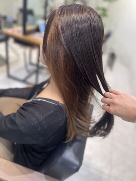 ケンジ 南林間(KENJE) インナーカラー×暖色系カラー【南林間駅】