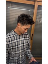 メンズサロン キング 心斎橋店(Men’s salon K!ng) ホワイトメッシュ/ツイスト/ツイスパ/パーマ/メンズ/眉毛/心斎橋