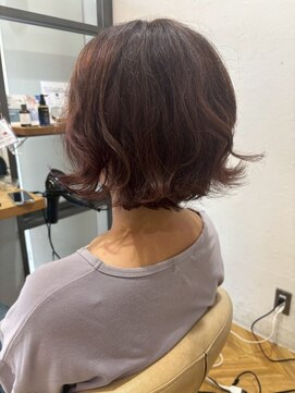 ヘア ルーナ バイ アプリーレ(hair lune by Aprire) 30代40代50代大人可愛いこなれヘア×無造作ミディレイヤーボブ