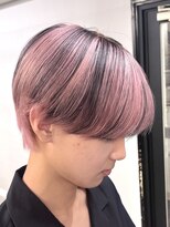 アイトーキョー 渋谷(AI TOKYO) ローライト/シースルーマッシュ/ホワイトピンク/デザインカラー