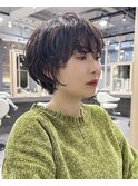 【マッシュショート×パーマ】