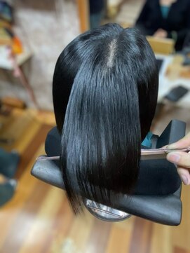 イエローコーン 金沢文庫店(YELLOW CORN) 【髪質改善】縮毛矯正でパツっとボブに☆