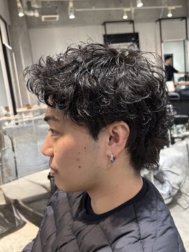 綿貫航太◎短髪シャドウパーマ/短髪パーマ/ピンパーマ
