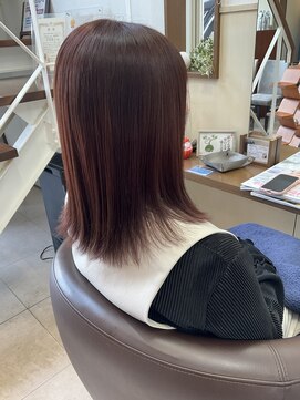 コアフィールフィス(COIFFURE fils) 【見附　今町】似合わせレッドカラー　M3D