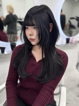 リヴ オオサカ(LIV OSAKA) 地毛風シールエクステ/ロングレイヤー風/高級人毛シールエクステ