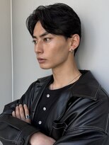 トリッカ シブヤ(TRICCA SHIBUYA)&nbsp;メンズカットパーマフェザーニュアンス毛流れセンターパート渋谷