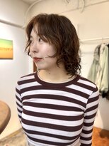 エニエンメイクス 立川(ENIEN MAKE'S)&nbsp;ウルフパーマ、ニュアンスパーマ、ウルフ、顔まわりレイヤー