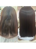 髪質改善ストレート