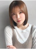 エアリーカール前髪夏ダークパープル艶感ナチュラルショートF