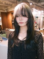 ユルク(JURK nagoya)&nbsp;栄/ハッシュカット/グレージュ/デザインカラー