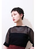 ショートアフロパーマ