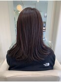 ラベンダーベージュ/上品ストレートで透明感たっぷり♪20代30代