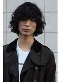黒髪ハードスパイラルパーマ