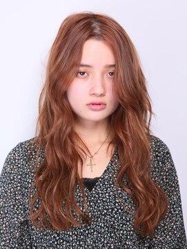 ラピッシュ Lapish桜田店 〈ラピッシュ桜田〉チェリーブラウン エアリーカール【Arrange】