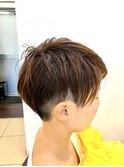 ハンサムショート#ツーブロック#メンズライク#くびれ#前下がり