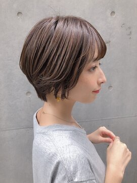 シー バイ ロンド 新宿(Sea by Lond) 【福島】小顔大人ショートボブアースカラーくびれヘア