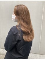 エディ(eddie)&nbsp;【eddie】ロング×ベージュ系ハイライトカラー